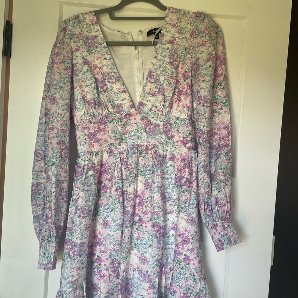Lulus floral mini dress